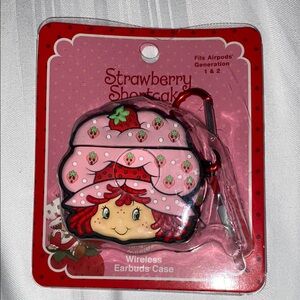 Strawberry shortcake Wireless Earbuds Case generation 1 and 2
